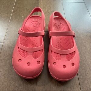 ✨2/$30✨ Pink Mary Jane Crocs